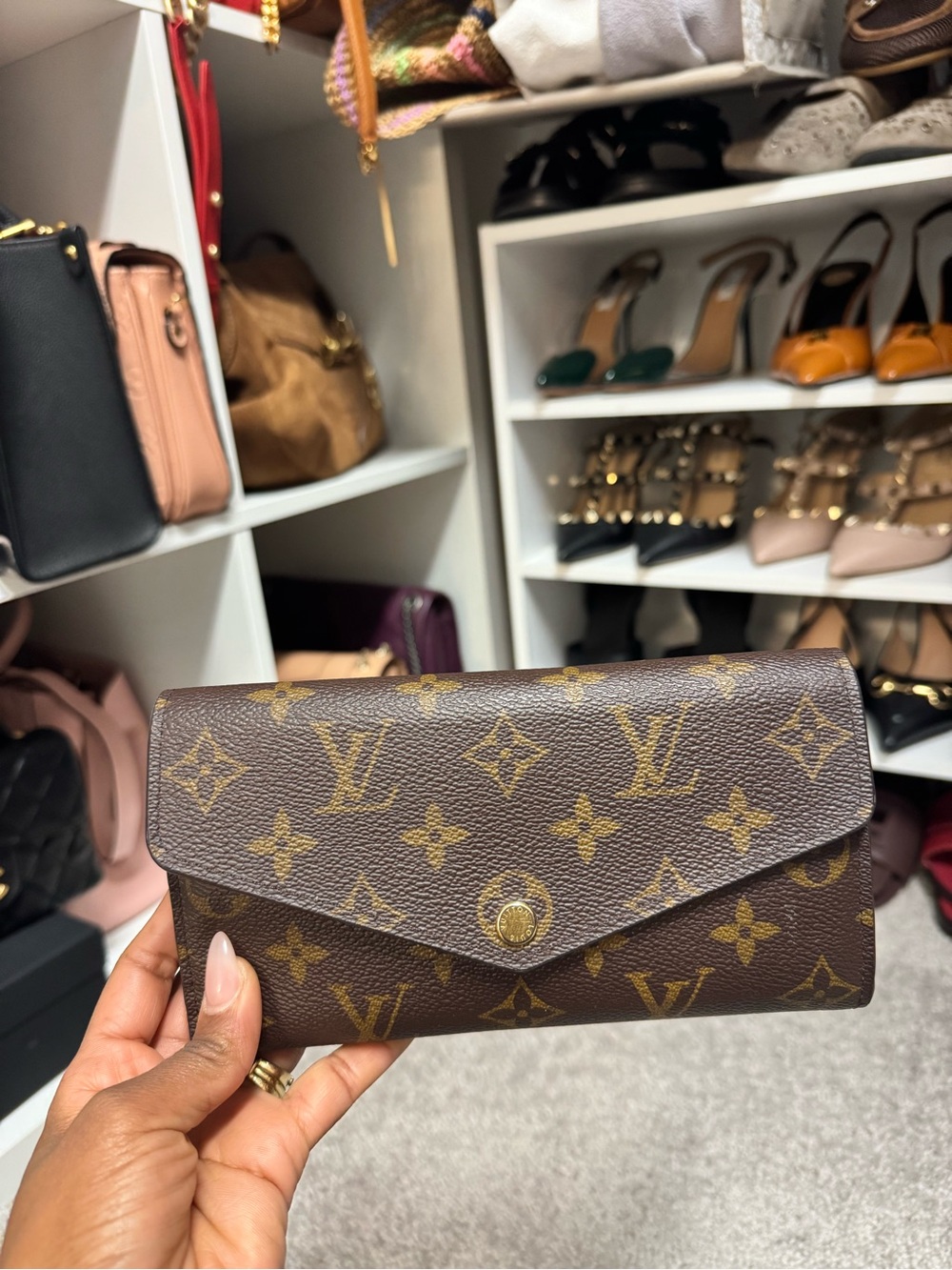 Louis Vuitton Brown Monogram Envelope Wallet
